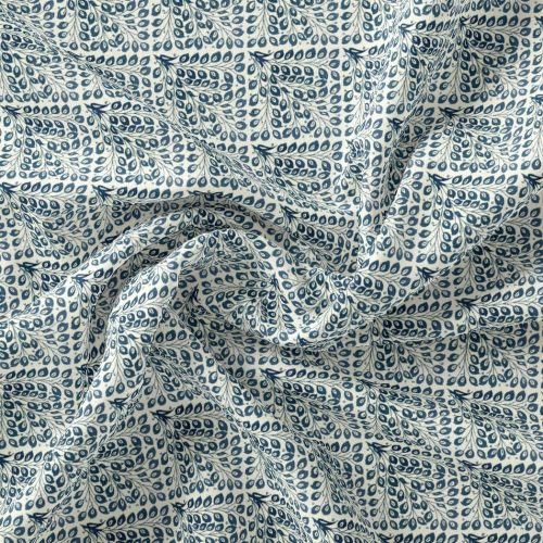 Morpich Block Digital Printed Fabric  - Polyester, Weightless 110 CM